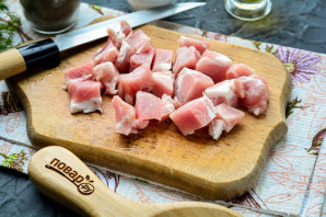 Ячневая каша с мясом