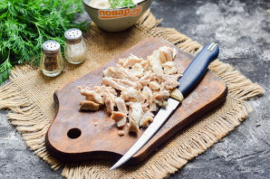 Салат из пекинской капусты с курицей