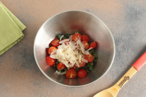 Постный салат из стручковой фасоли
