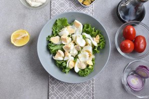 Салат из мяса мидий Салат из мяса мидий