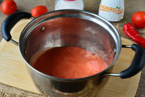 Томатный соус без уксуса на зиму