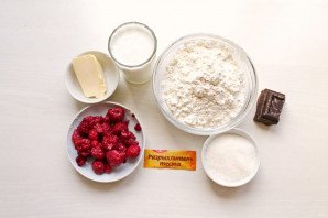 Малиновое печенье с шоколадом