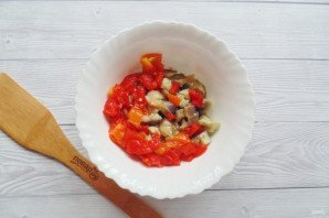 Запечённый овощной салат