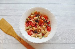 Запечённый овощной салат