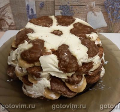 Торт из пряников «Банановый рай»
