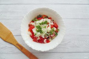 Запечённый овощной салат